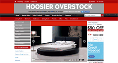 Desktop Screenshot of hoosieroverstock.com